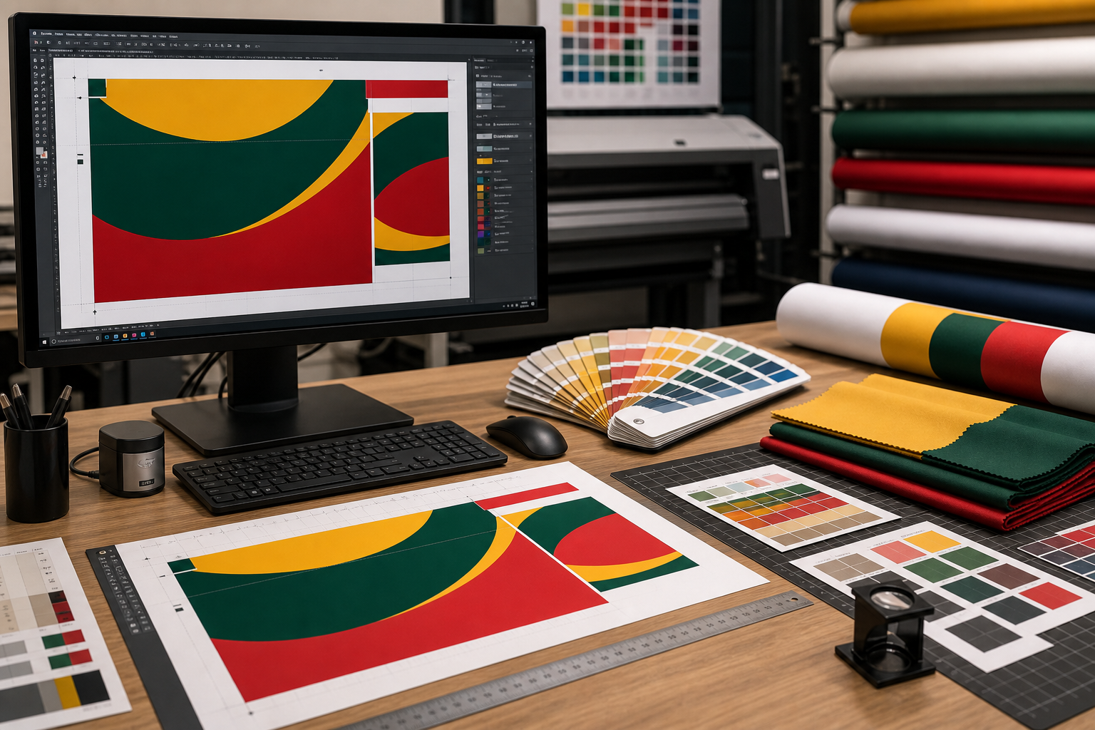 Artwork preparation for textile printing